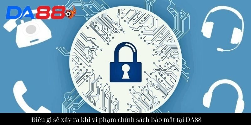 Chính sách bảo mật tại nhà cái DA88 có thông tin gì mới? 3 Điều gì sẽ xảy ra khi vi phạm chính sách bảo mật tại DA88